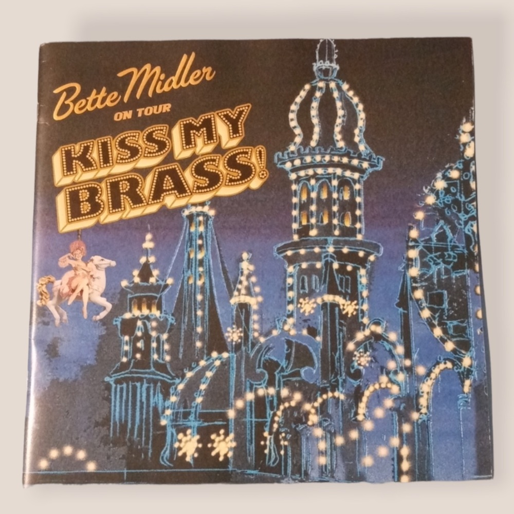 Bette Midler Tour Book From Kiss My Brass Concert